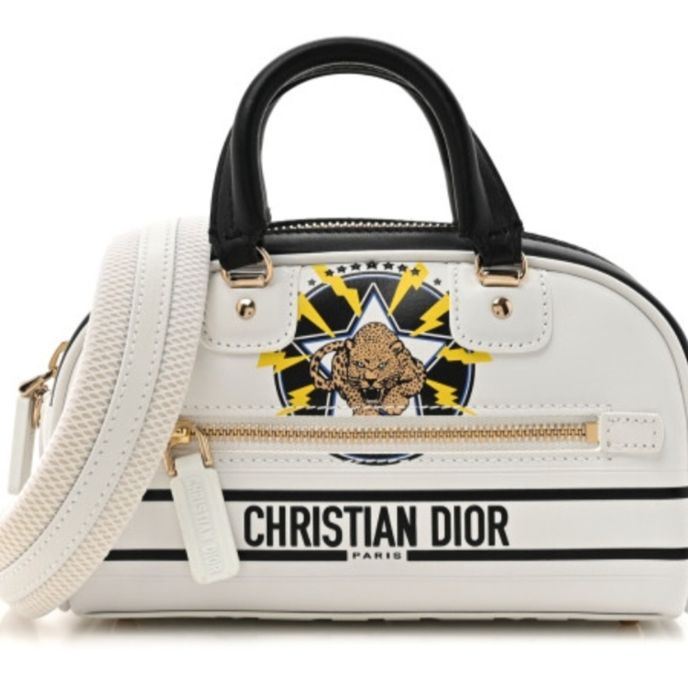 Dior White and Black Women's Bag